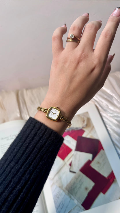 Dainty Gold Tone Watch Collection 1990s