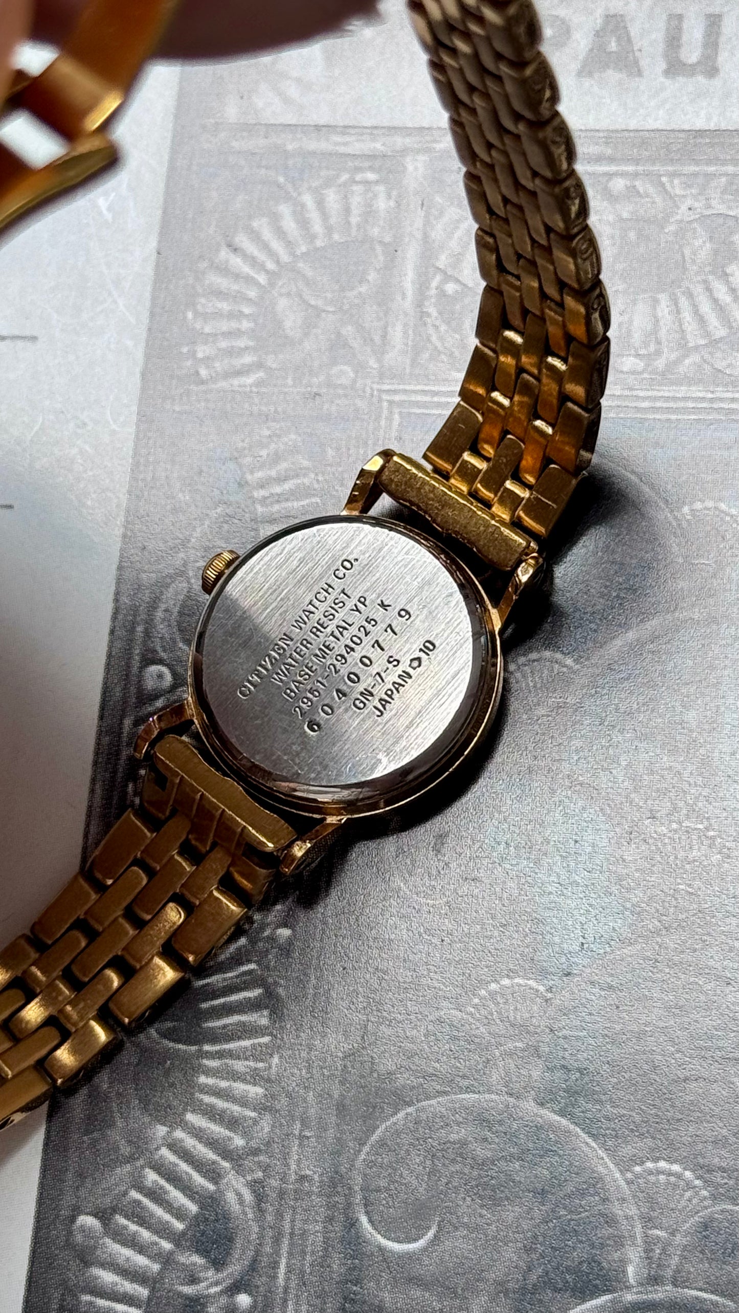 Classic Citizen Vintage Watch - 18ct Gold Plated