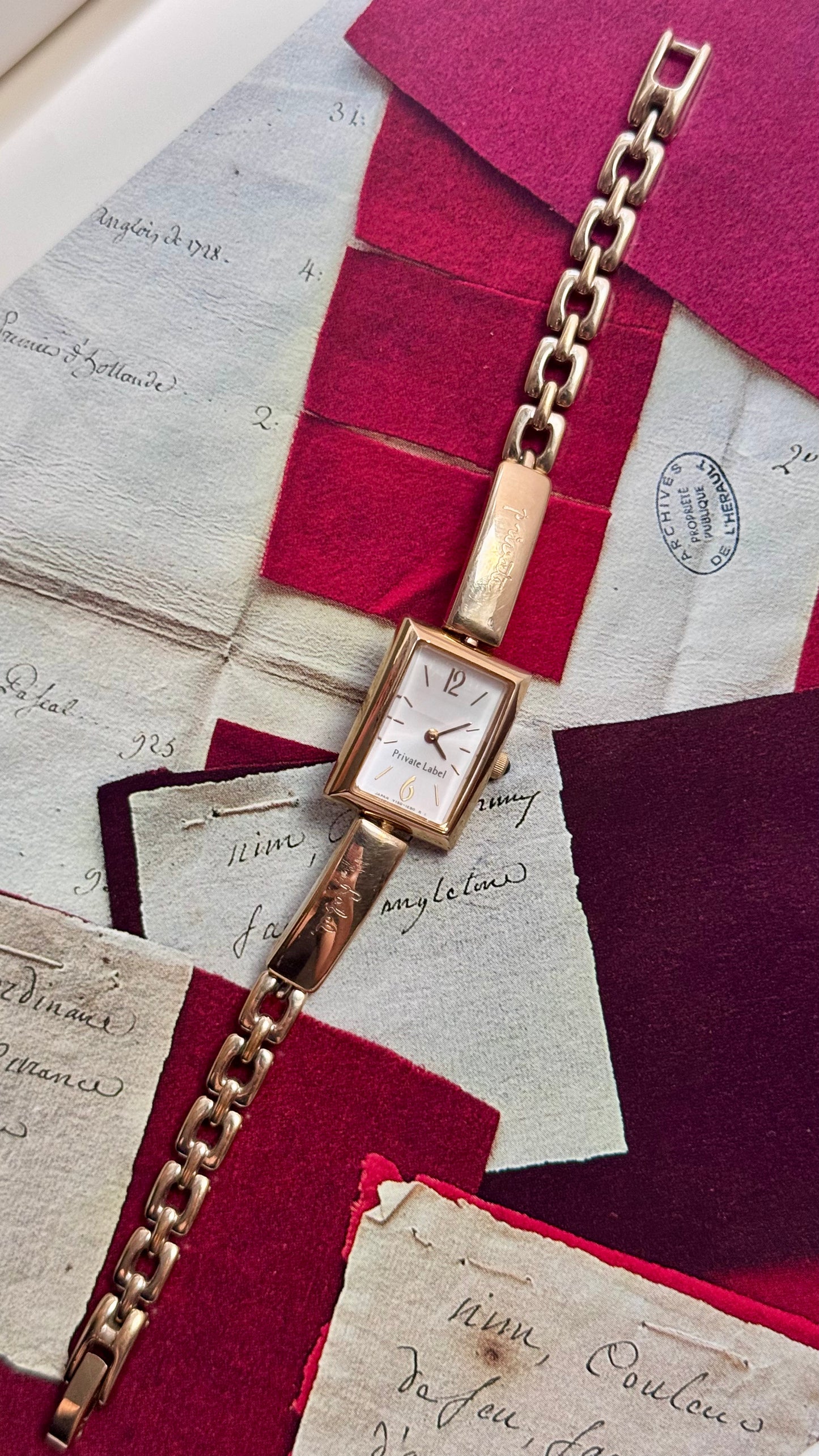 Dainty Gold Tone Watch Collection 1990s