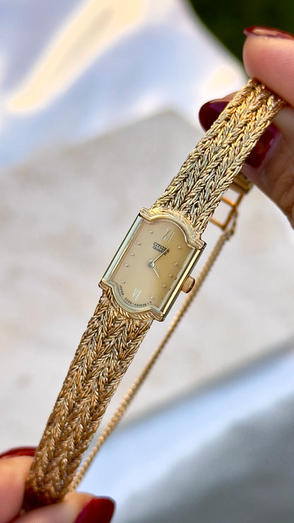Ultra Rare Citizen Watch 1986 - gold plated