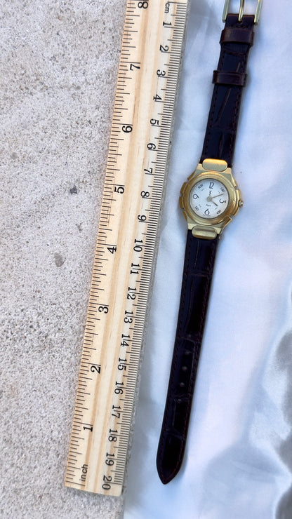 Yves Saint Laurent "Paris After Hours" vintage watch (YSL) 1995 - Bespoke genuine leather
