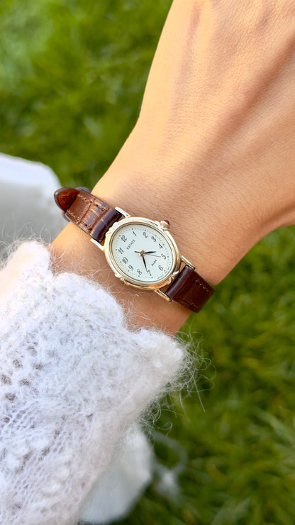 Seiko Alba 1993 Oval Dial Vintage Watch - Gold Plated