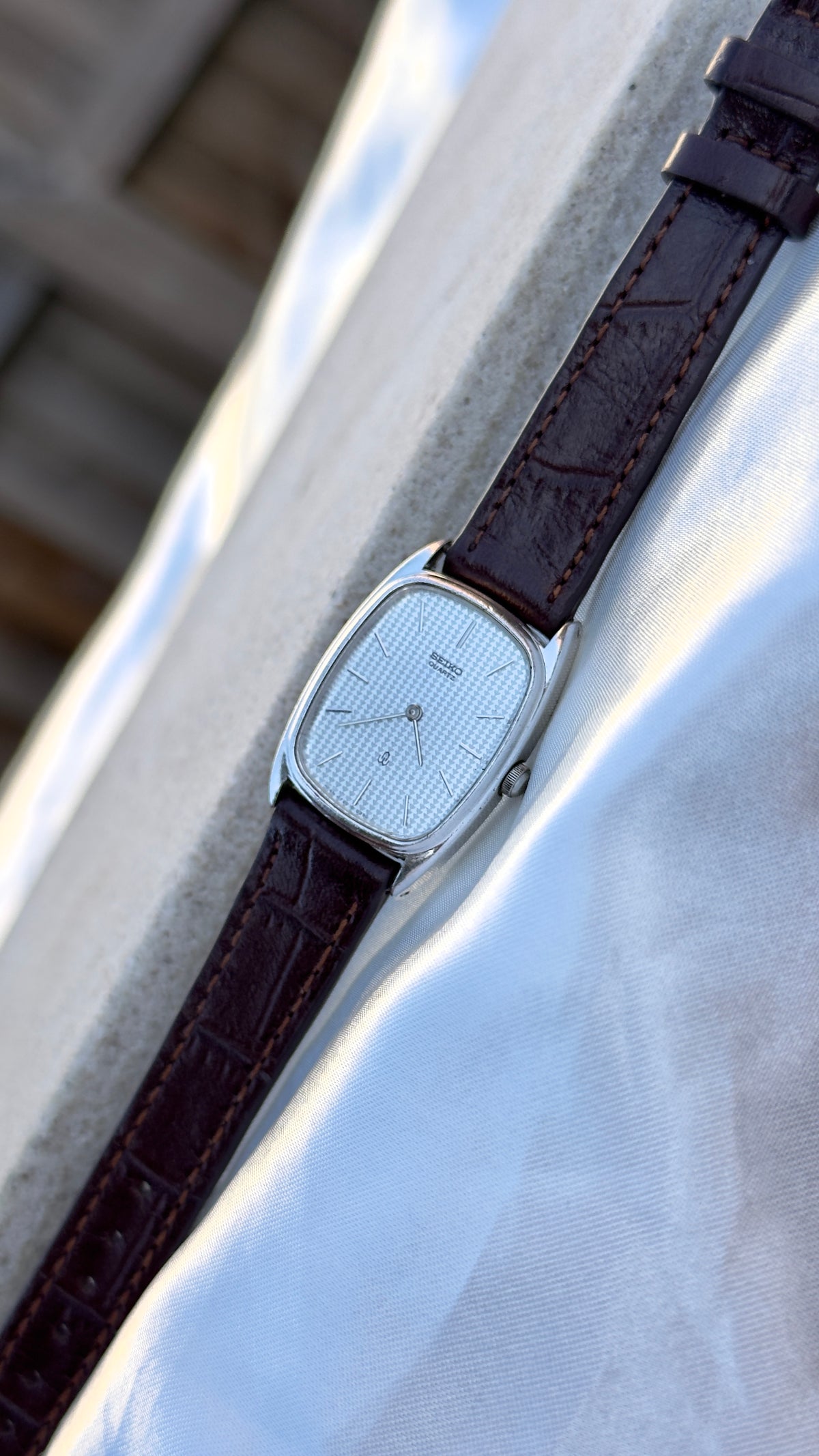 Vintage Seiko Chariot Tank Watch 1978