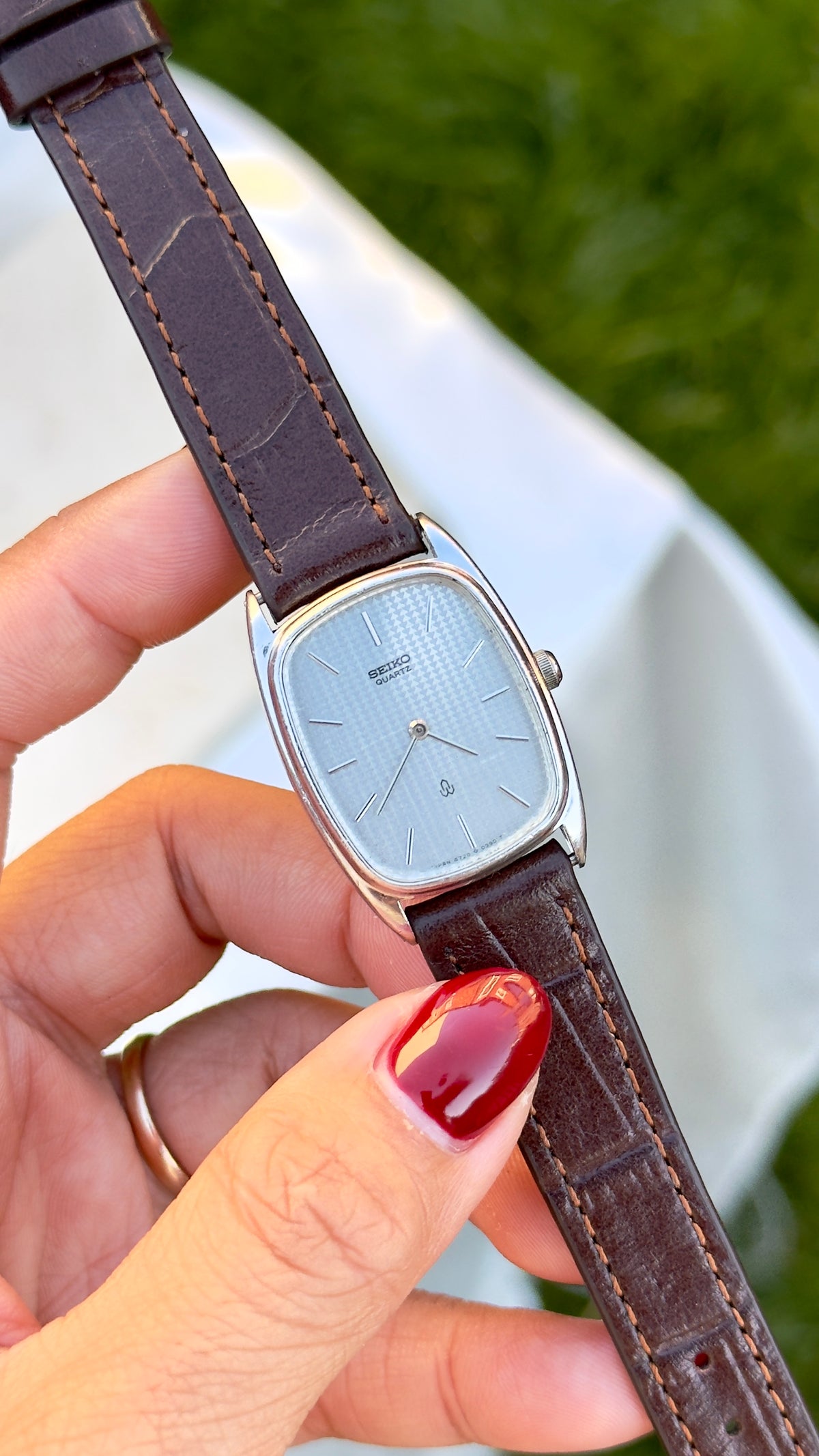 Vintage Seiko Chariot Tank Watch 1978
