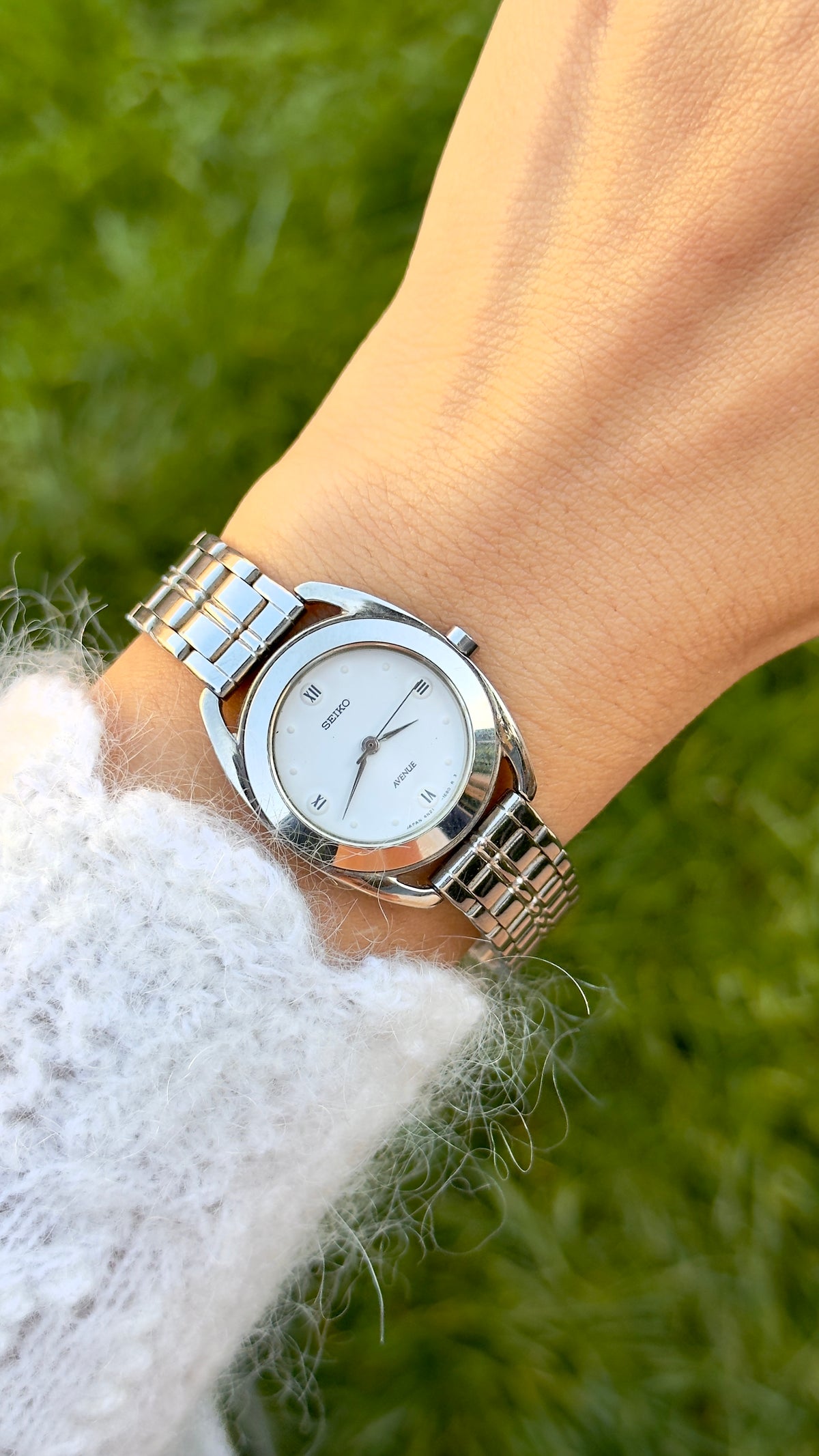 Birth Year Seiko Vintage Watch - Silver Edition - | Personalized Gift for Her