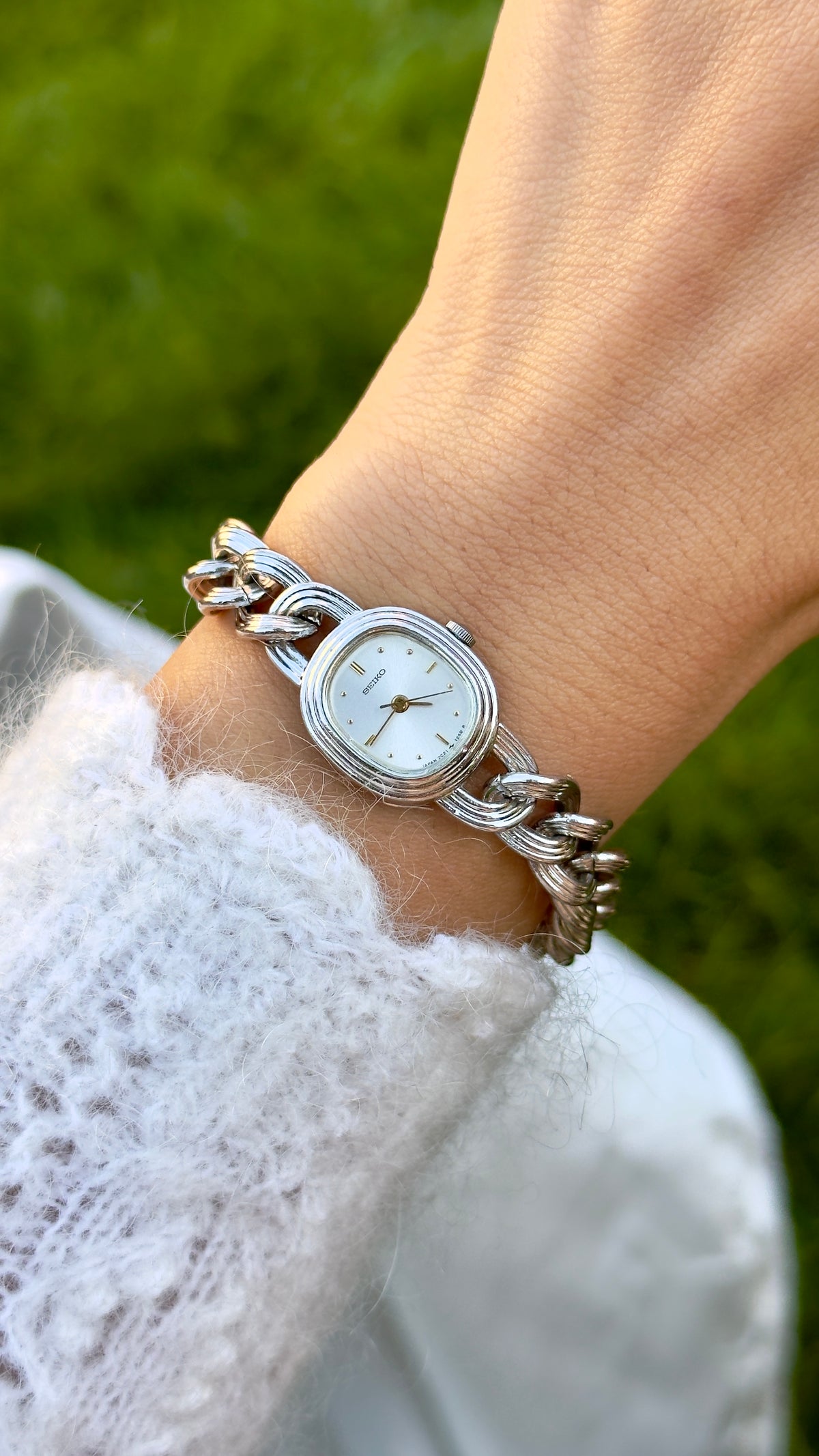 Birth Year Seiko Vintage Watch - Silver Edition - | Personalized Gift for Her