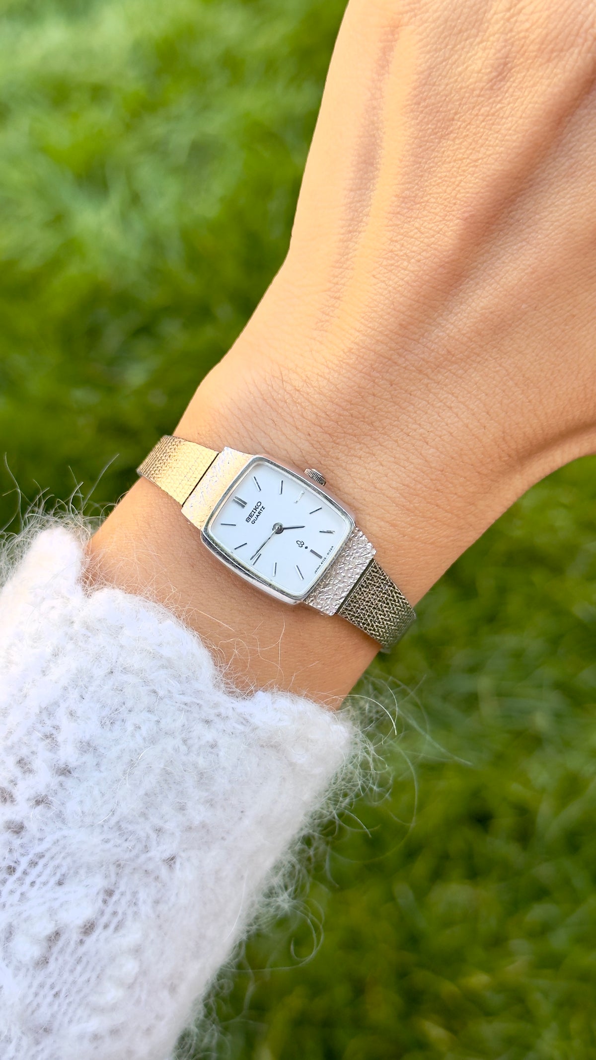 Birth Year Seiko Vintage Watch - Silver Edition - | Personalized Gift for Her