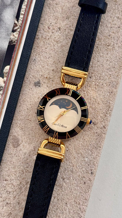 Pola Sun&moon vintage watch 1990s