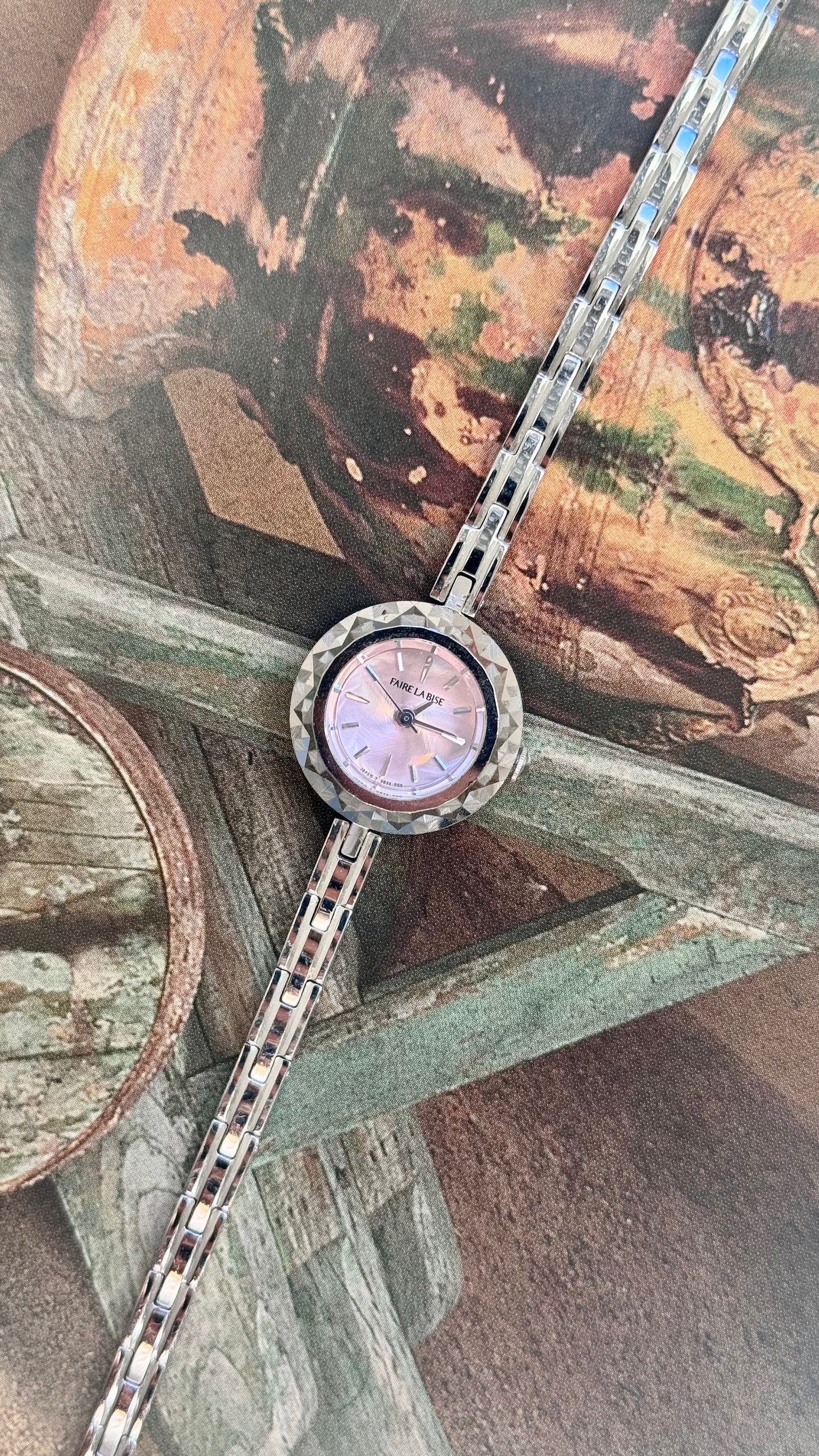Faire La Bise vintage watch - Sterling silver