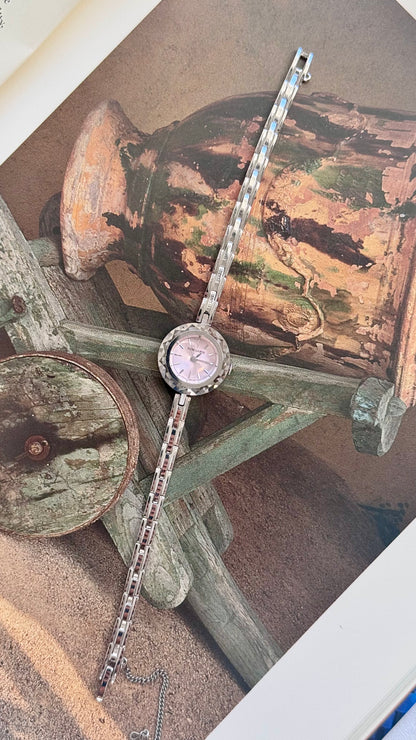 Faire La Bise vintage watch - Sterling silver