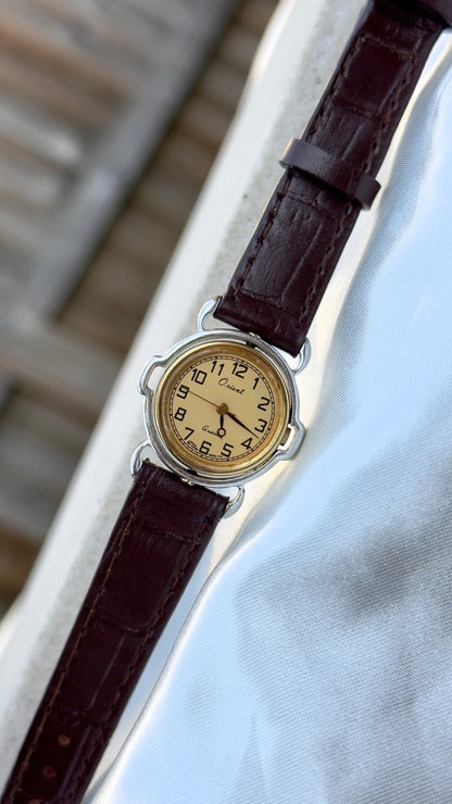 Vintage Orient 2-Sided Watch | 1923 Peace Dollar Inspired Coin