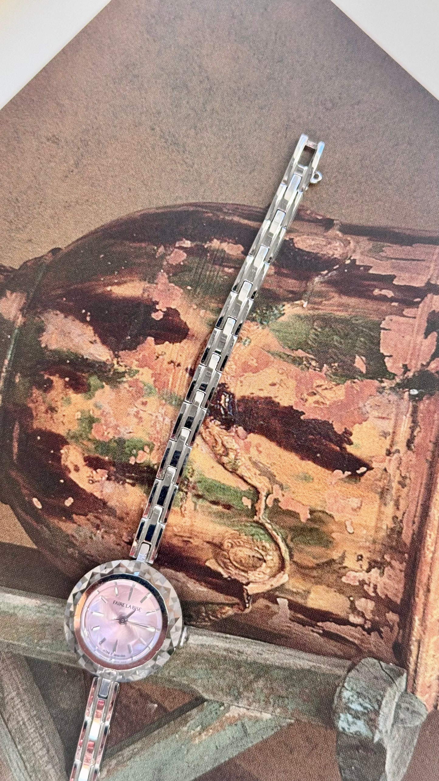 Faire La Bise vintage watch - Sterling silver