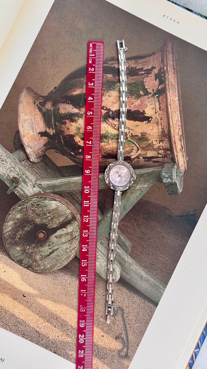 Faire La Bise vintage watch - Sterling silver