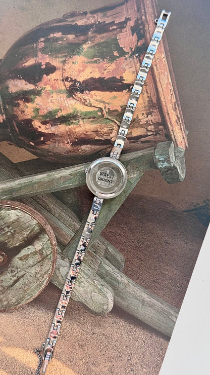 Faire La Bise vintage watch - Sterling silver