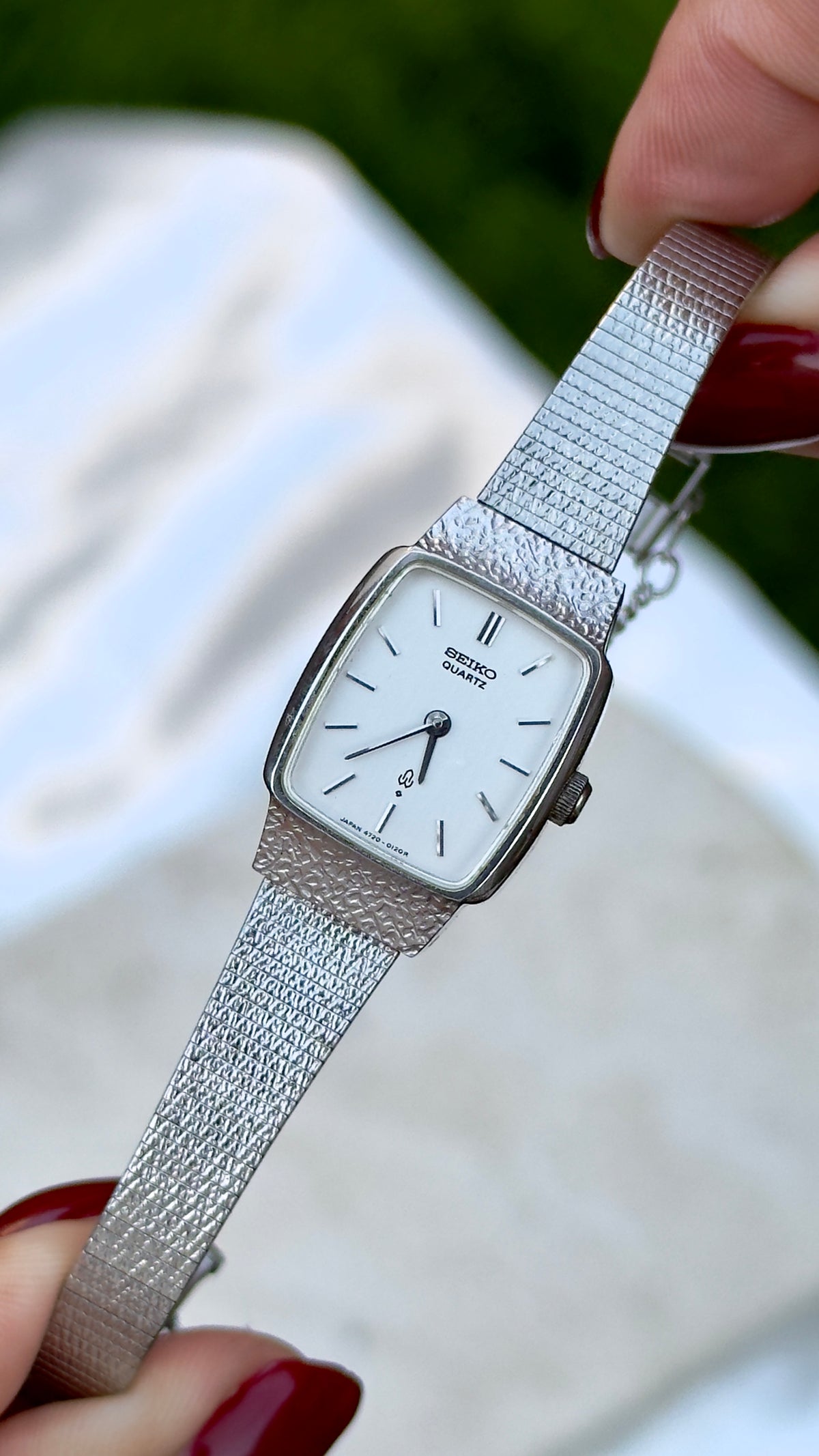 Birth Year Seiko Vintage Watch - Silver Edition - | Personalized Gift for Her