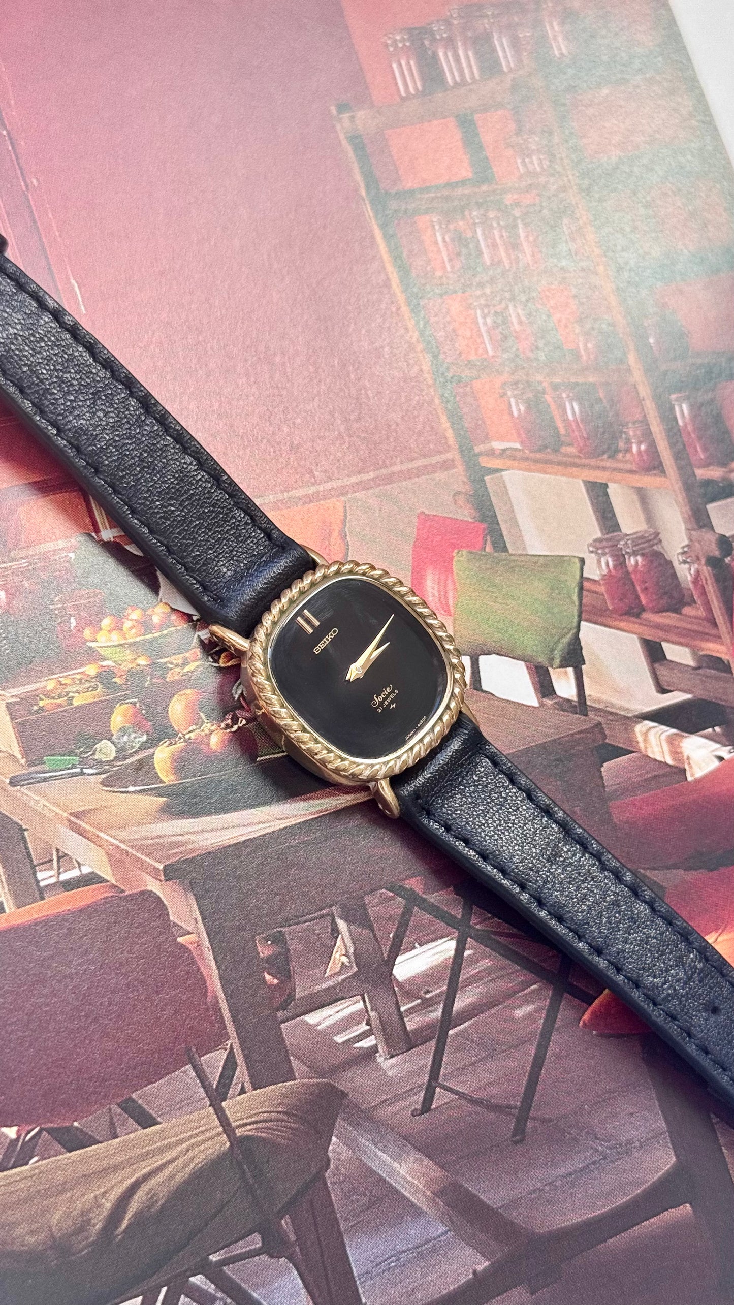 Vintage Seiko Socie 1976 Watch - Gold Plated