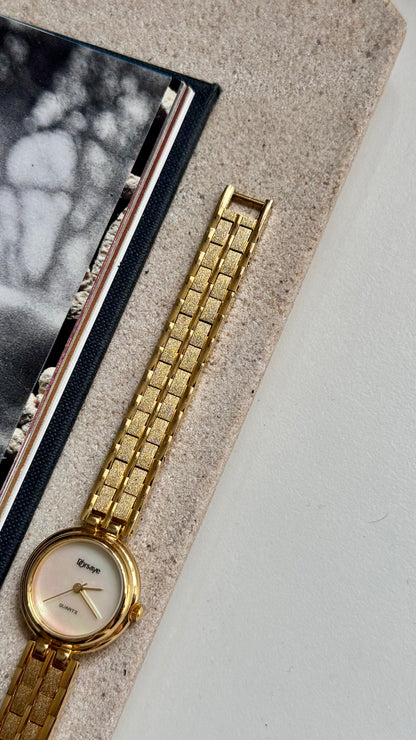 Dorsaye vintage watch - Mother of pearl dial