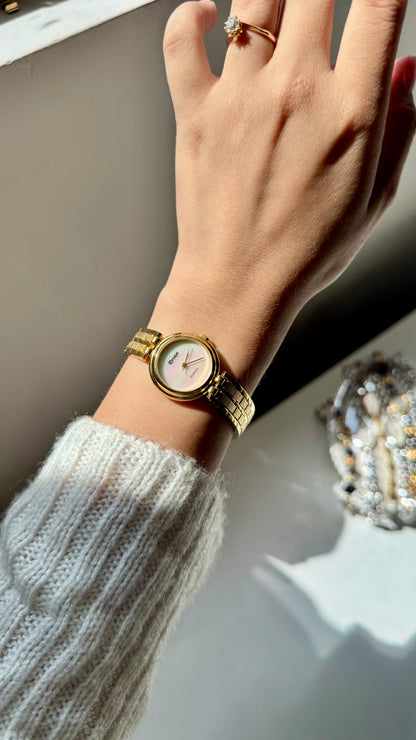Dorsaye vintage watch - Mother of pearl dial