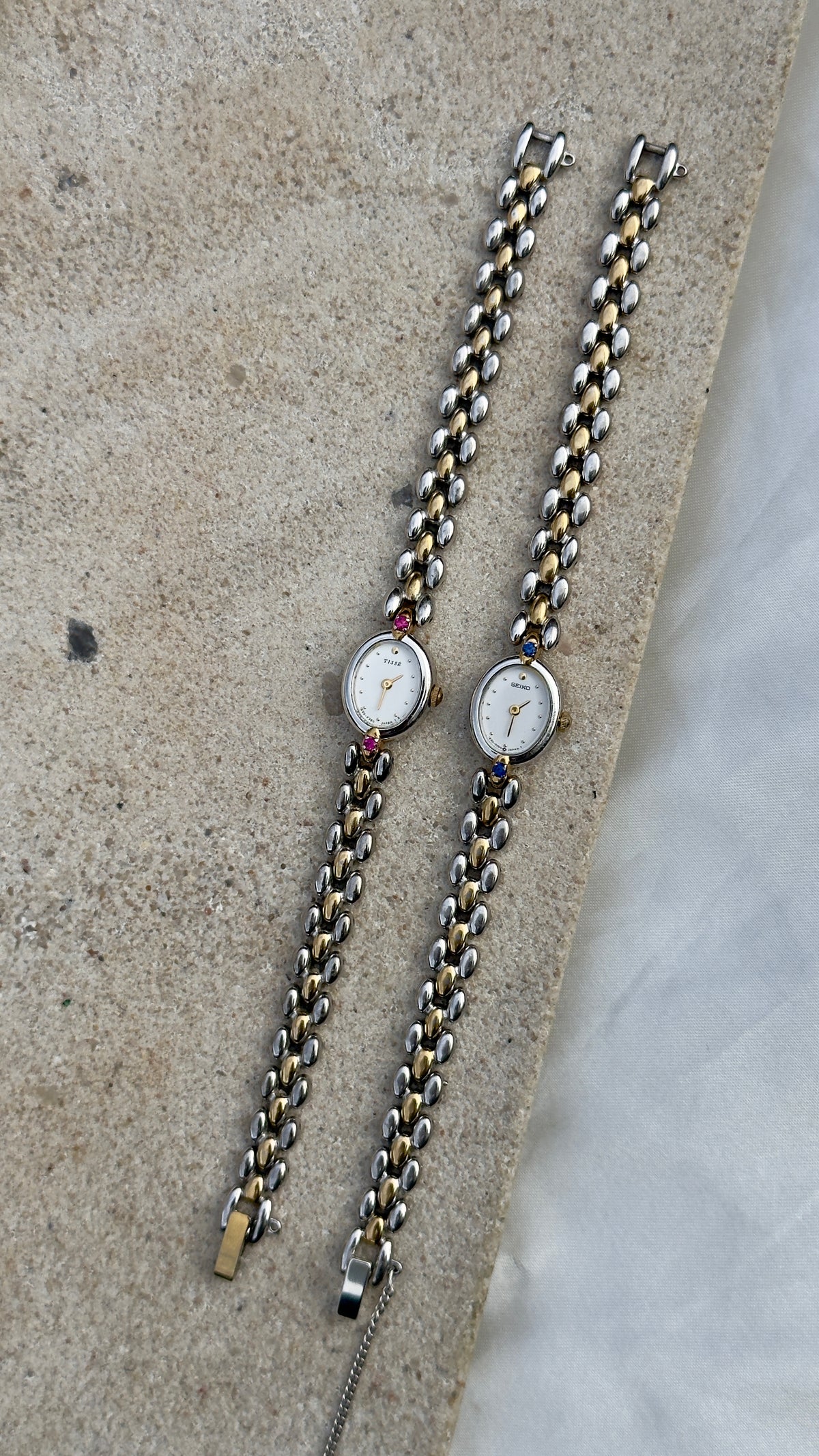 Seiko Vintage Watch - Rubies and Sapphires (Sold separately)