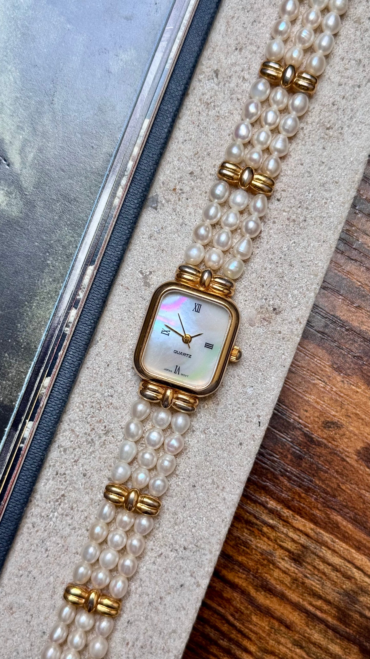 Japanese Fresh Water Pearl Vintage Watch