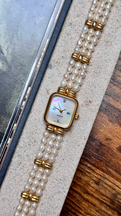Japanese Fresh Water Pearl Vintage Watch