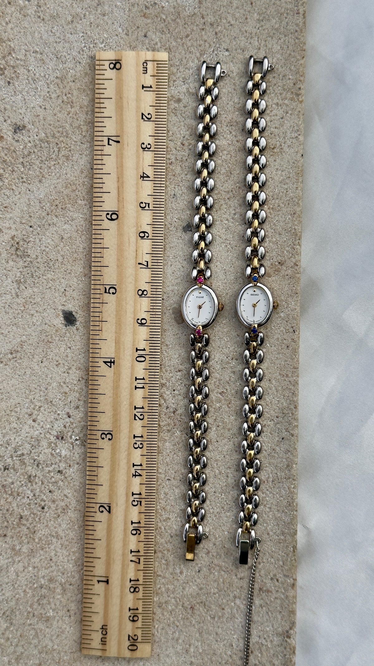 Seiko Vintage Watch - Rubies and Sapphires (Sold separately)