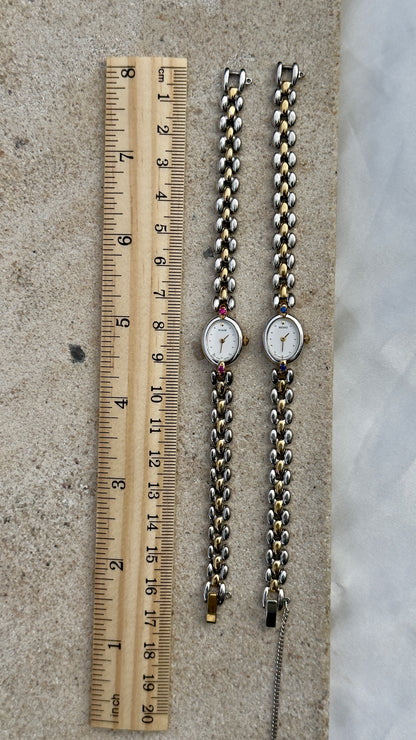 Seiko Vintage Watch - Rubies and Sapphires (Sold separately)