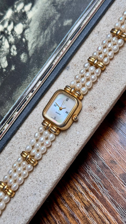 Japanese Fresh Water Pearl Vintage Watch