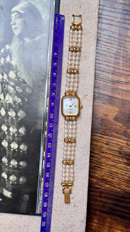 Japanese Fresh Water Pearl Vintage Watch
