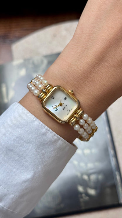 Japanese Fresh Water Pearl Vintage Watch