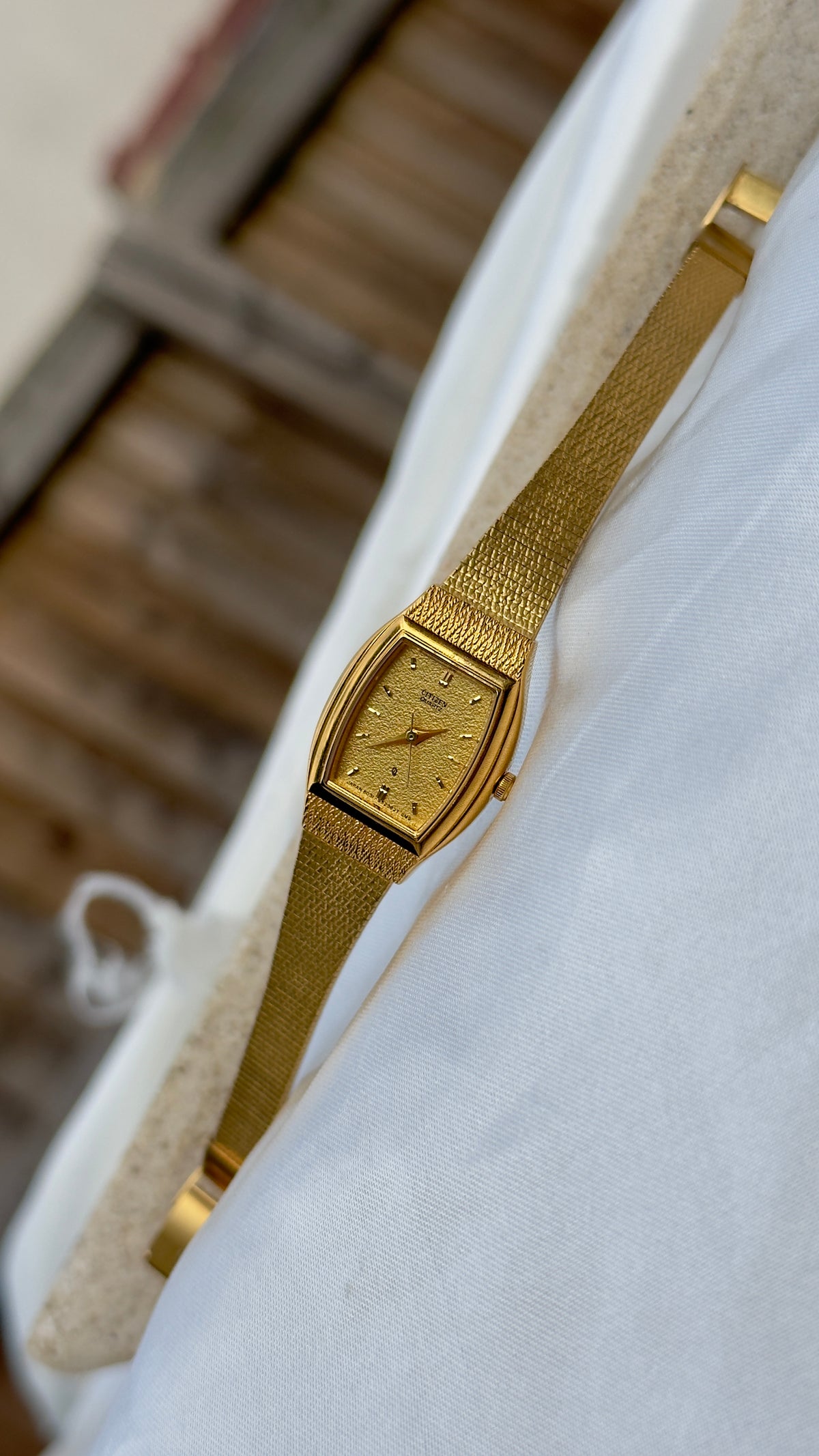 1991 Classic Citizen Vintage Watch - 18ct Gold Plated