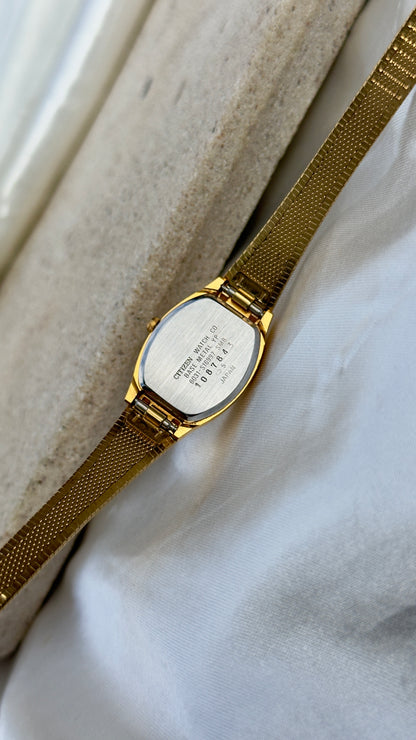 1991 Classic Citizen Vintage Watch - 18ct Gold Plated