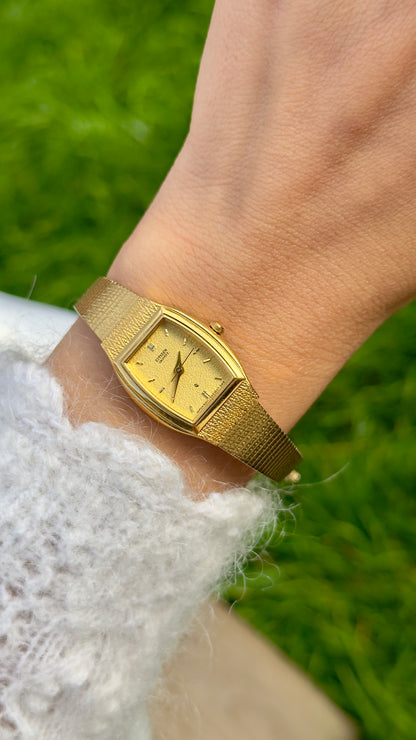 1991 Classic Citizen Vintage Watch - 18ct Gold Plated