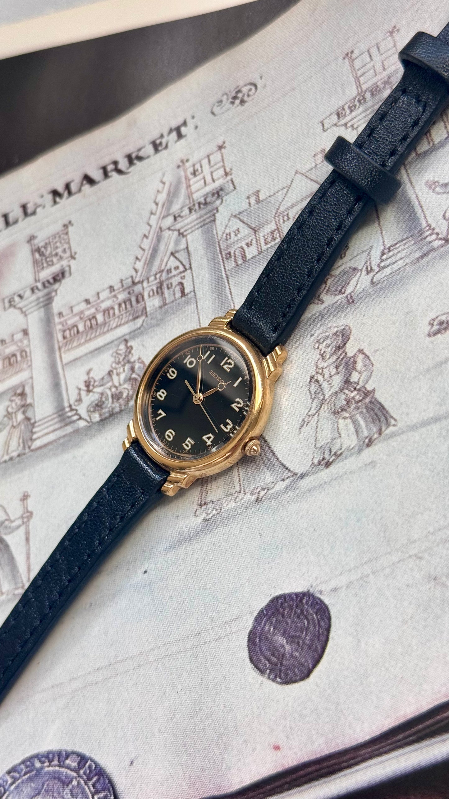 Vintage Seiko 1995 Watch - Gold Plated