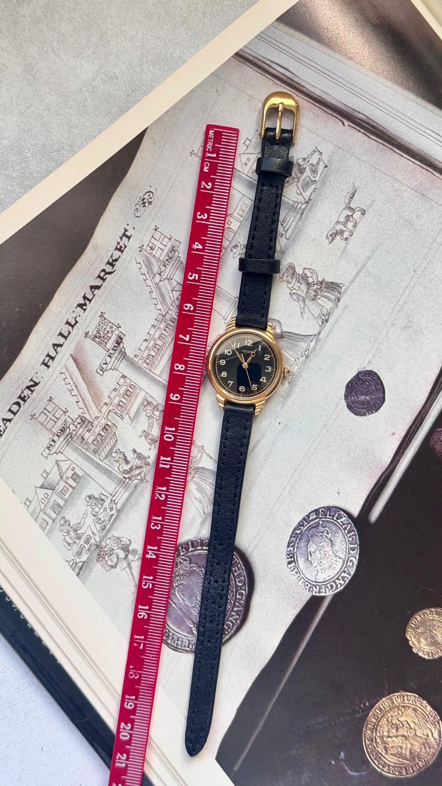 Vintage Seiko 1995 Watch - Gold Plated