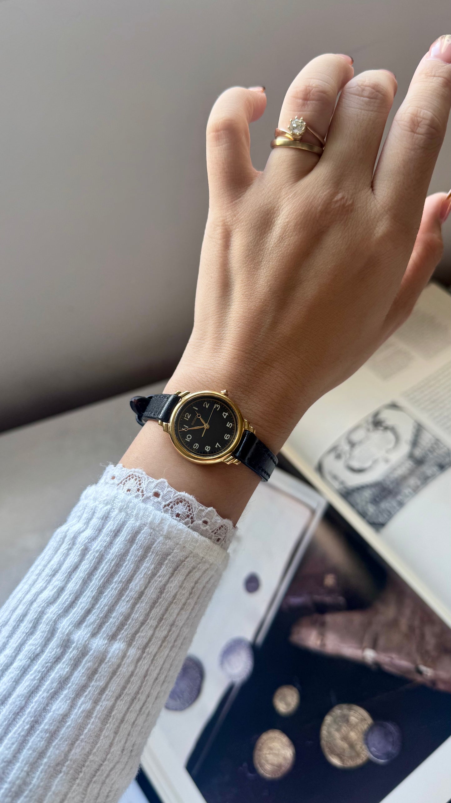 Vintage Seiko 1995 Watch - Gold Plated