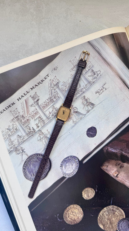 Vintage Seiko 1996 Watch - Gold Plated, Original Leather