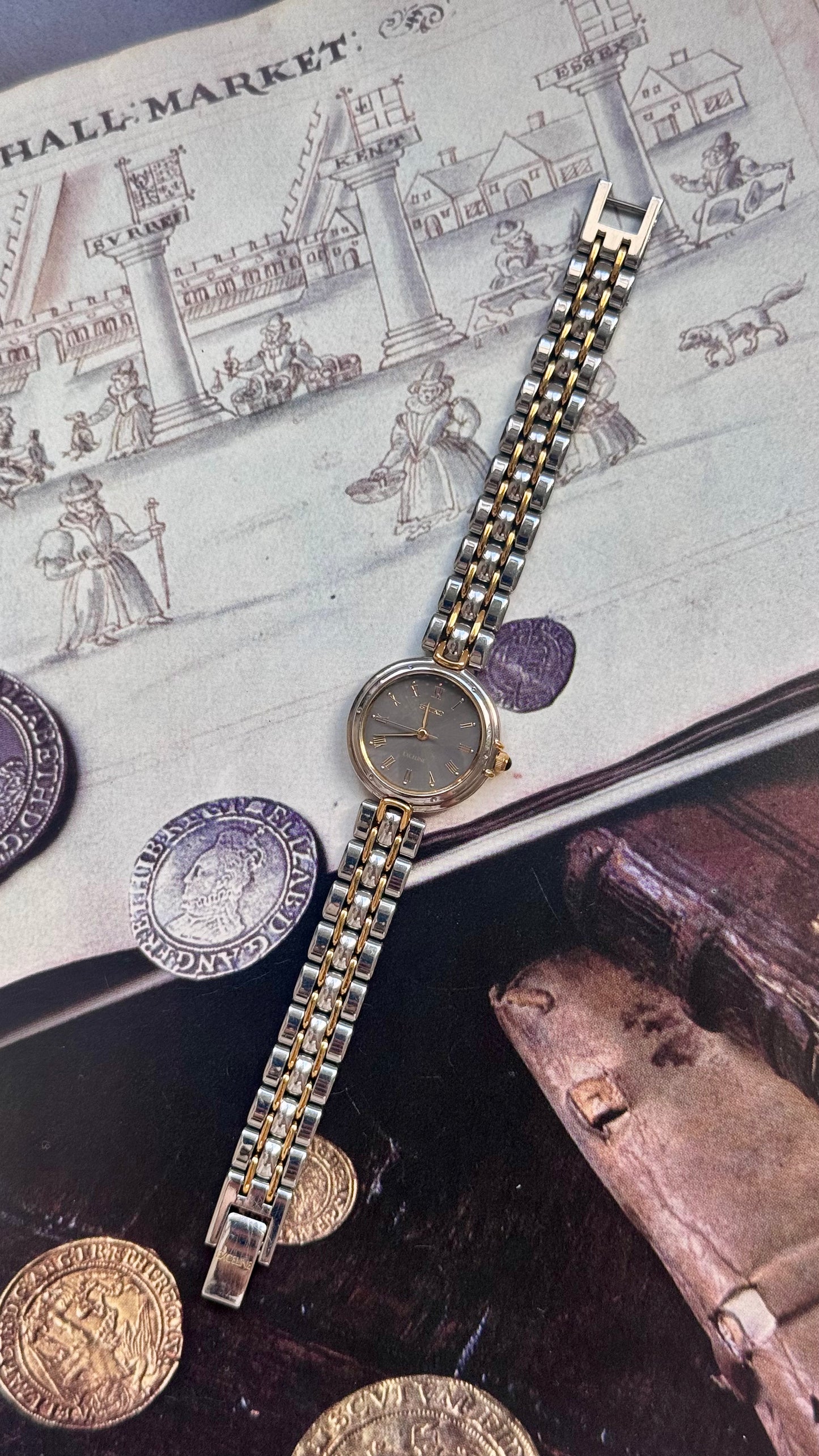 Rare Vintage Seiko Exceline Watch 1995