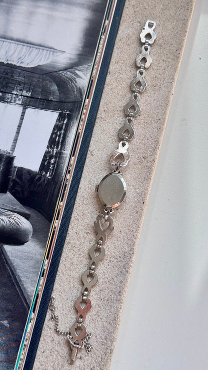 Seiko 1960s manual vintage watch - white gold plated