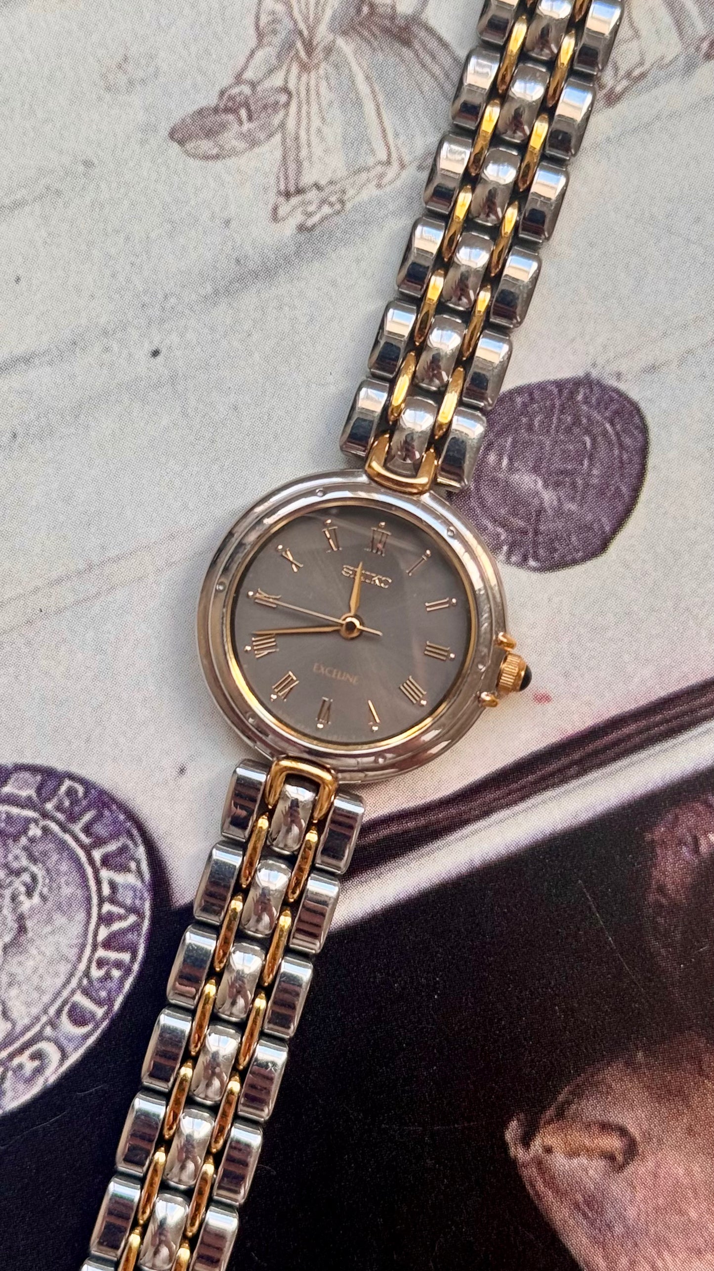 Rare Vintage Seiko Exceline Watch 1995