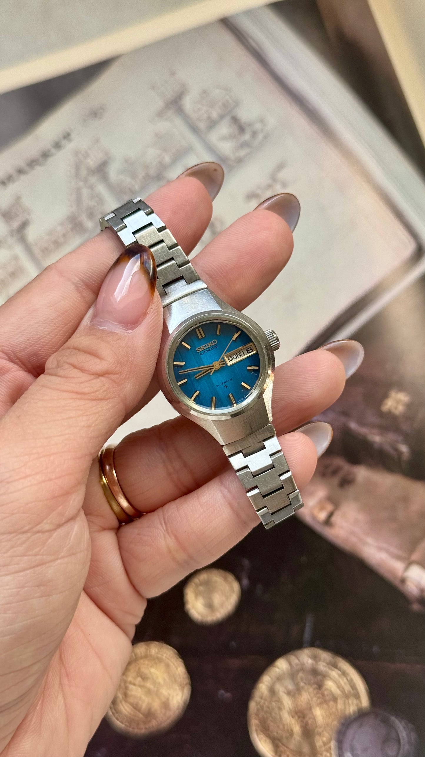 Rare Vintage Seiko Automatic 1973 Watch