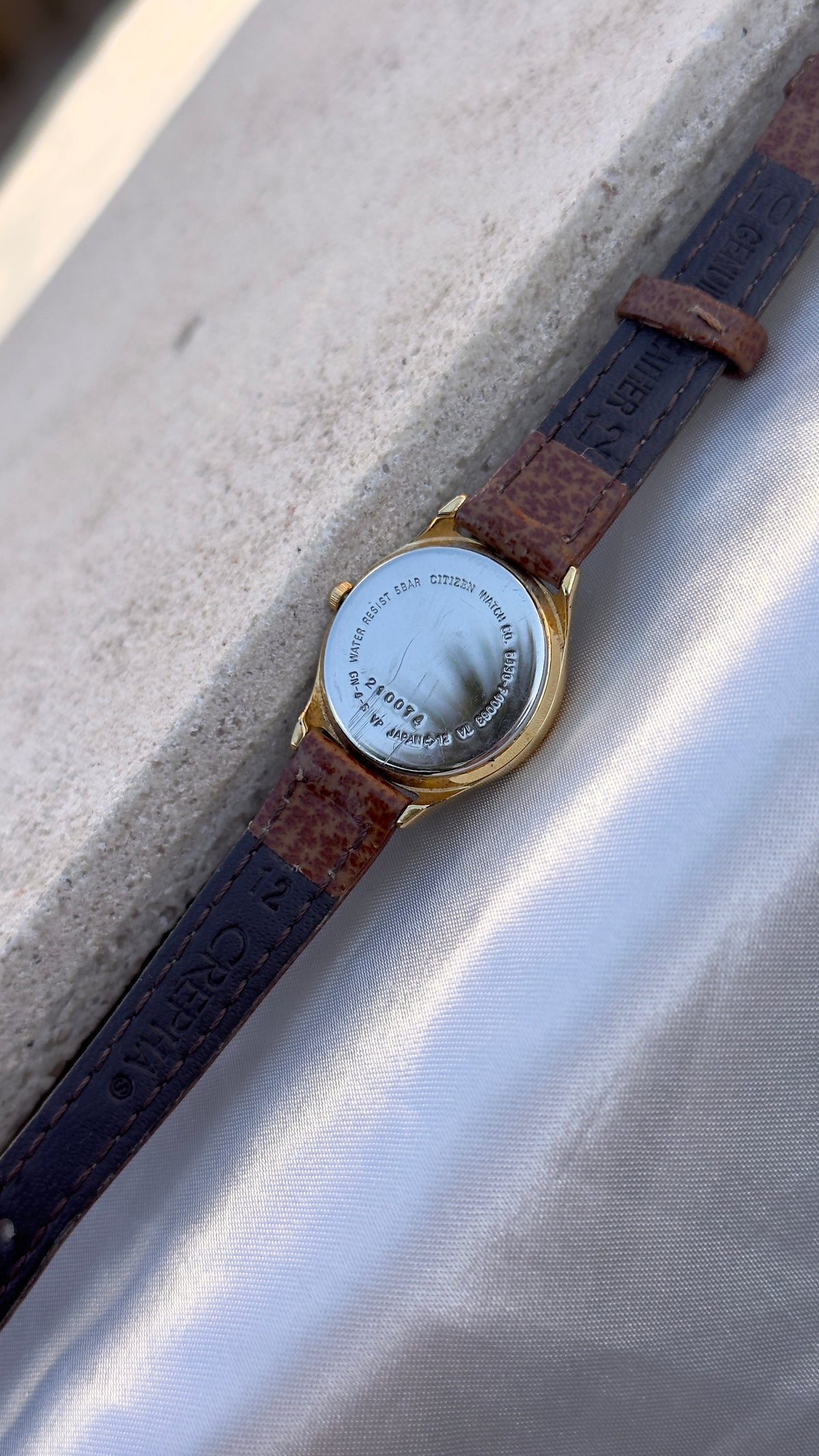 Citizen Forma Vintage Watch 1992 - 30 Micron Gold Plated