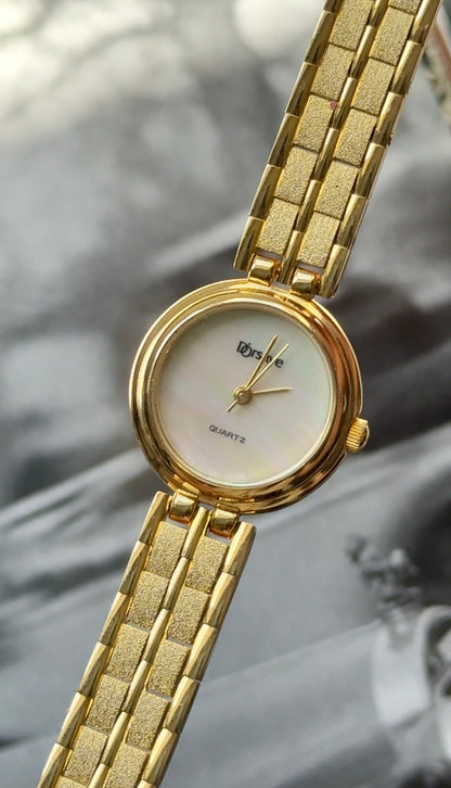 Dorsaye vintage watch - Mother of pearl dial