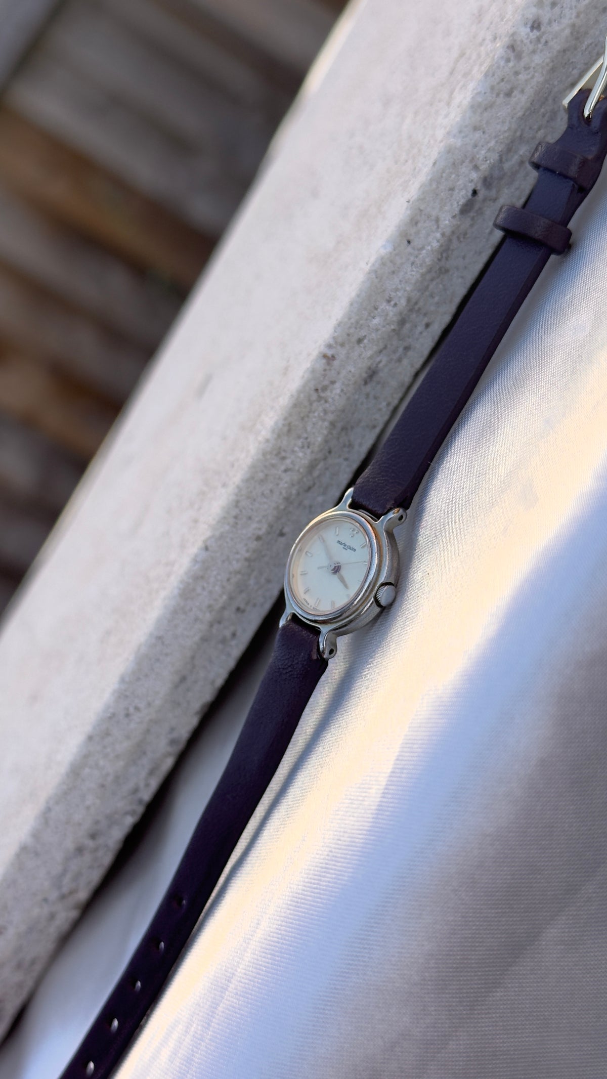 Marie Claire Vintage Watch 1990s - Bespoke Leather, Gold Plated