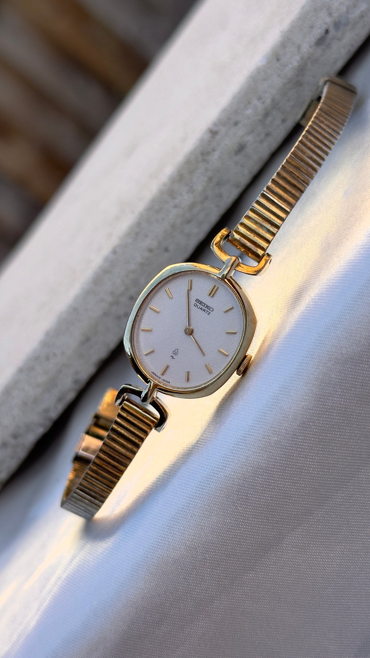 Rare Seiko Eclipse Vintage Watch 1988 - Gold Plated