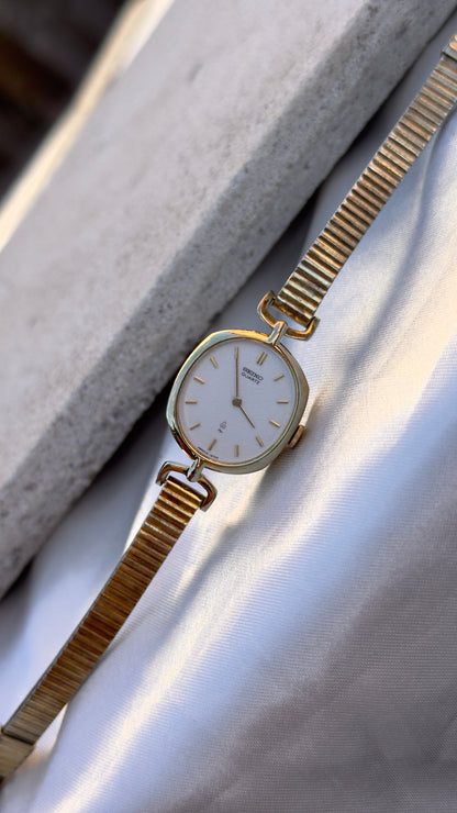 Rare Seiko Eclipse Vintage Watch 1988 - Gold Plated