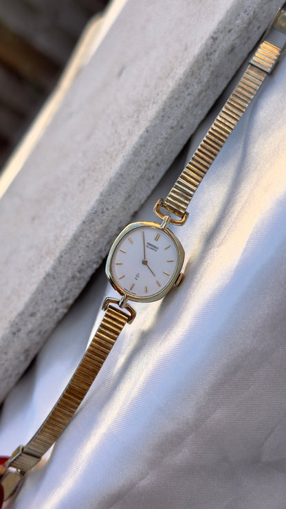 Rare Seiko Eclipse Vintage Watch 1988 - Gold Plated