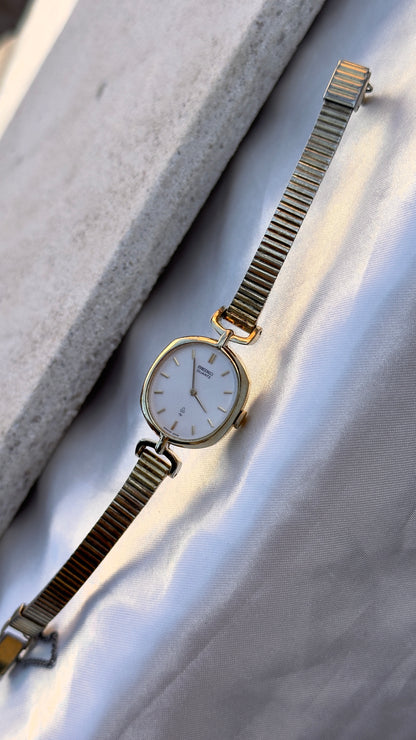 Rare Seiko Eclipse Vintage Watch 1988 - Gold Plated