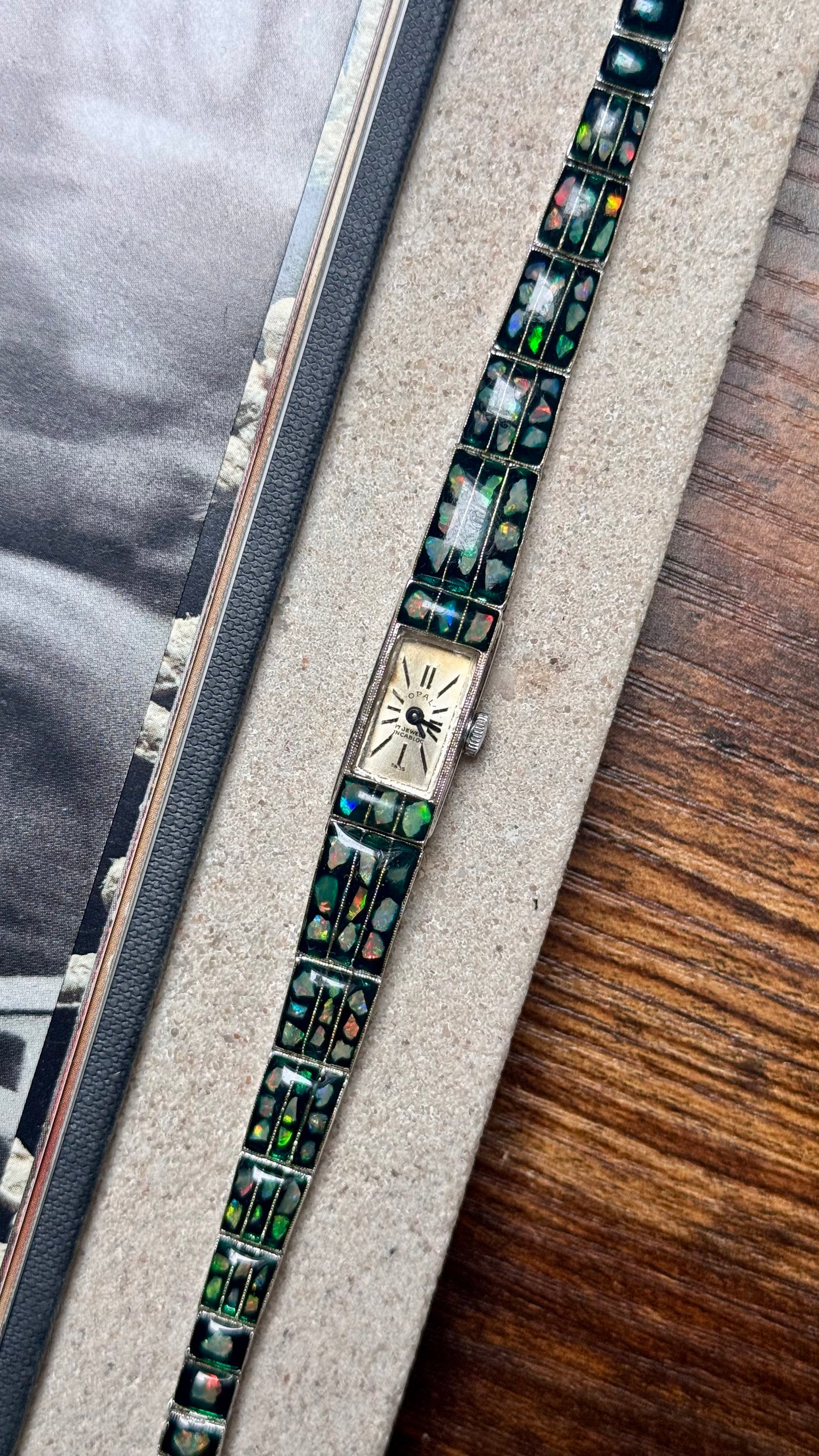 Opal Incabloc Manual Watch,  Swiss Movement 1970s