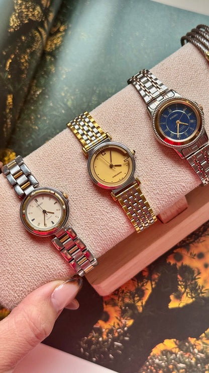 Dainty Duo-tone Watch Collection 1990s